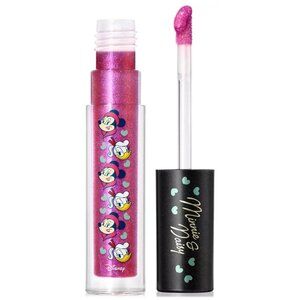MAC DISNEY MINNIE & DAISY LIPGLASS LIP GLOSS  "PINK POLKA DOTS" Mauve Shimme New